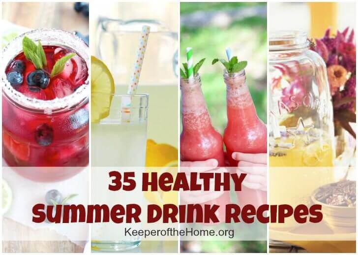 Summer drink recipes that are made with healthy ingredients?! These drinks not only quench your thirst, but also provide nourishment.