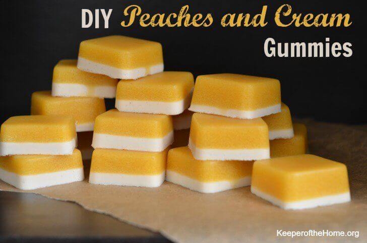 DIY Peaches and Cream Gummies 2