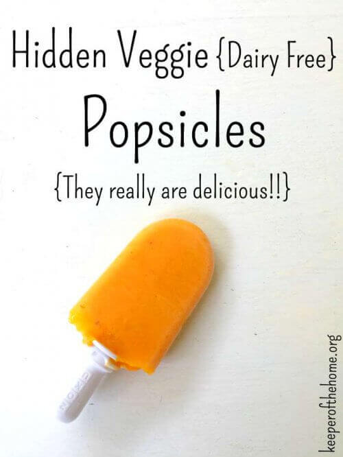 Do you have a hard time getting your children to eat their vegetables? Try these delicious hidden veggie popsicles!