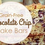 Grain-Free Chocolate Chip Cake Bars 1