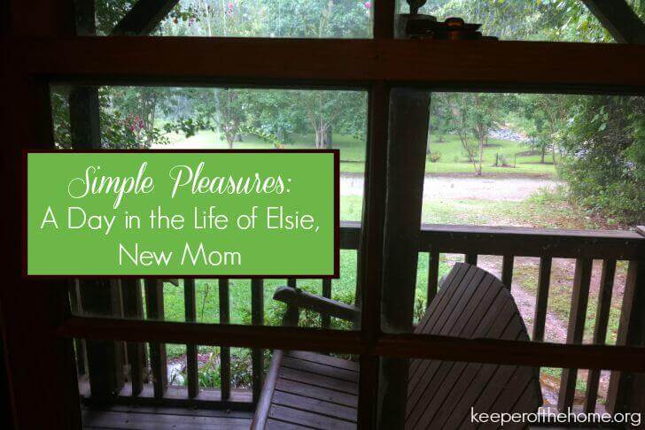 A Day in the Life of Elsie shows that life can be filled with quietly beautiful days that make having more money or a bigger house or more work time seem very unimportant and un-eternal.