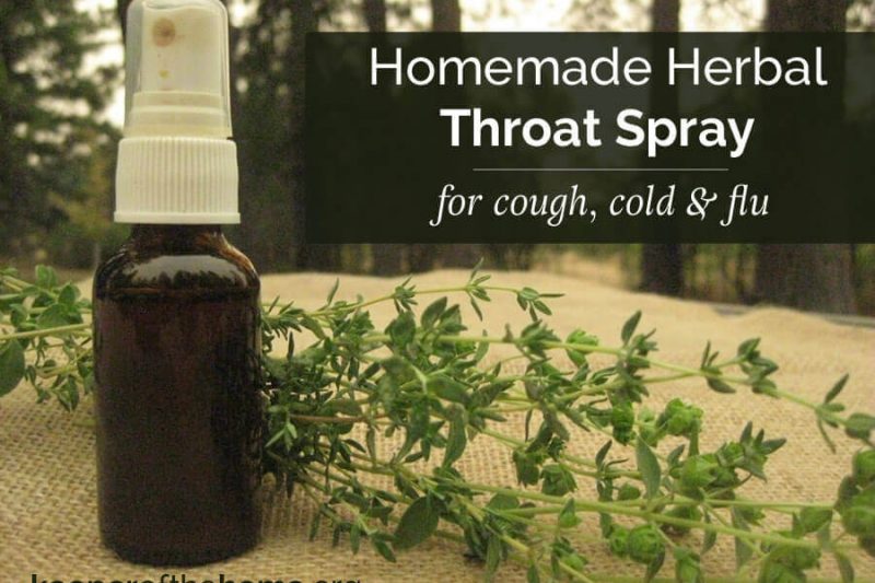 Homemade Herbal Throat Spray For Cough Cold And Flu Keeper Of The Home 