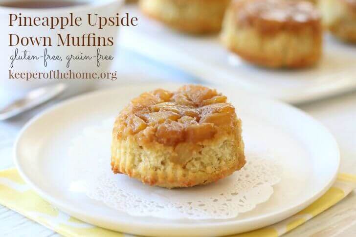 If you're a fan of pineapple upside down cake, you're going to absolutely adore these scrumptious gluten-free, grain-free muffins that taste just like their namesake. Hands down, these slightly sweet, rich pineapple-flavored treats are my personal favorite muffins! They win over even the harshest critics :) 