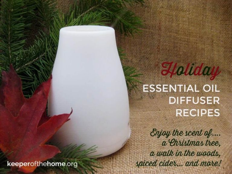 20 Holiday Essential Oil Diffuser Recipes