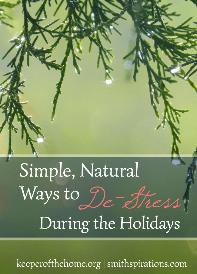 The holiday season makes us busier; maybe too busy. We tend to spend too much, eat too much, do too much – you name it! Christmas doesn't need to drag us down, though. It truly can be a beautiful time of the year with some simple and natural stress management! Here's some simple, natural ways to de-stress during the holidays. 