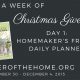 I need plenty of help to get and stay organized, and the 2016 Homemaker's Friend Daily Planner is going to be a huge help! Here's my review and a giveaway.