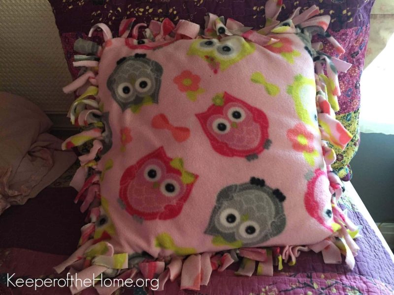 pillow youngest daughter made