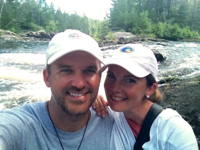 Mark and Ann Timm river