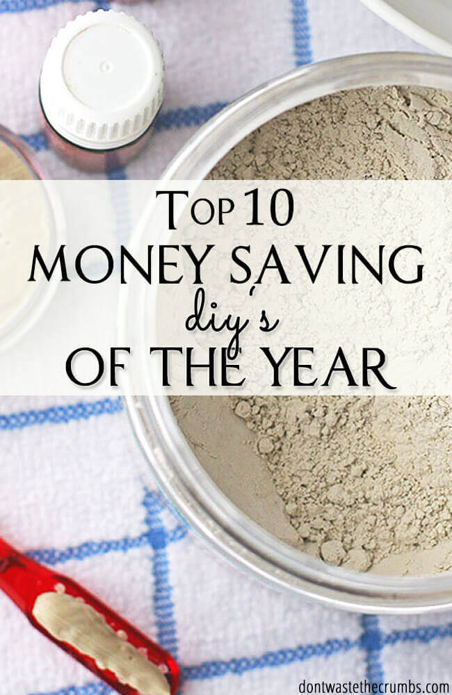 As a kinda crunchy mom, I like to make things from scratch… so long as it’s worth my time and actually SAVES me money in the long run. I've combed through all the DIYs that fit that criteria – here's my top 10 money-saving natural DIYs!