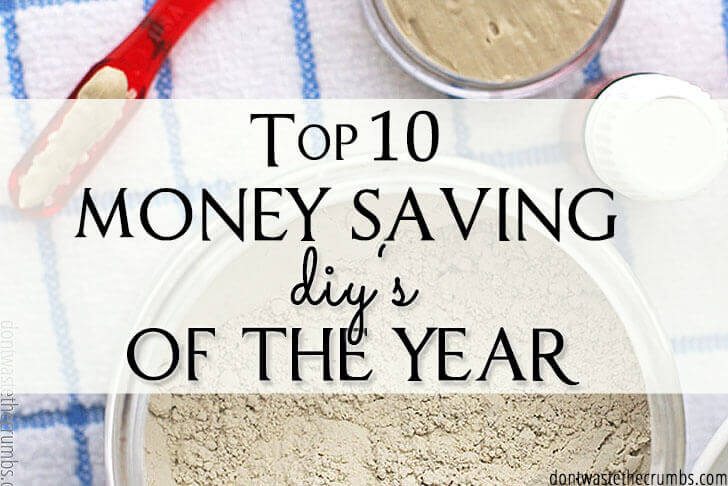 As a kinda crunchy mom, I like to make things from scratch… so long as it’s worth my time and actually SAVES me money in the long run. I've combed through all the DIYs that fit that criteria – here's my top 10 money-saving natural DIYs!