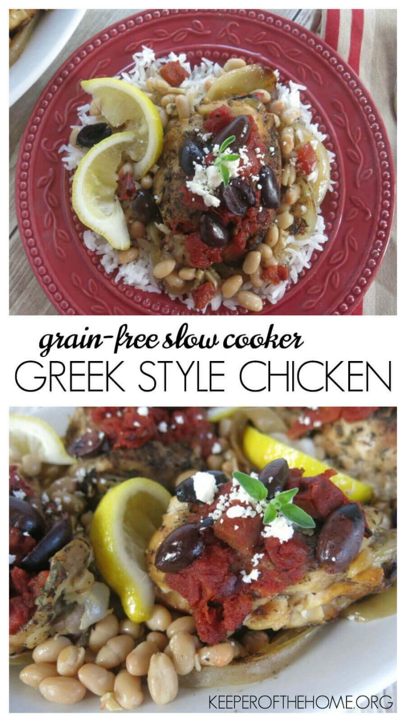 Slow Cooker GreekStyle Chicken