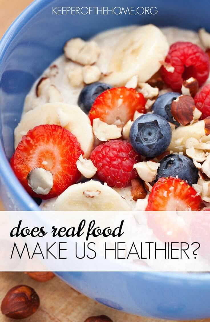 Does eating real food make us healthier? Or does it only help with some health problems? This post explores what causes illness and disease and how what we eat plays a role in our body's overall health!