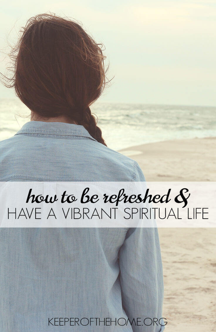 Are you struggling, longing for your spirit to be refreshed? Even the most extravagant spa experience can't refresh our souls. Here's how you can be refreshed and have a vibrant spiritual life that you long for. 