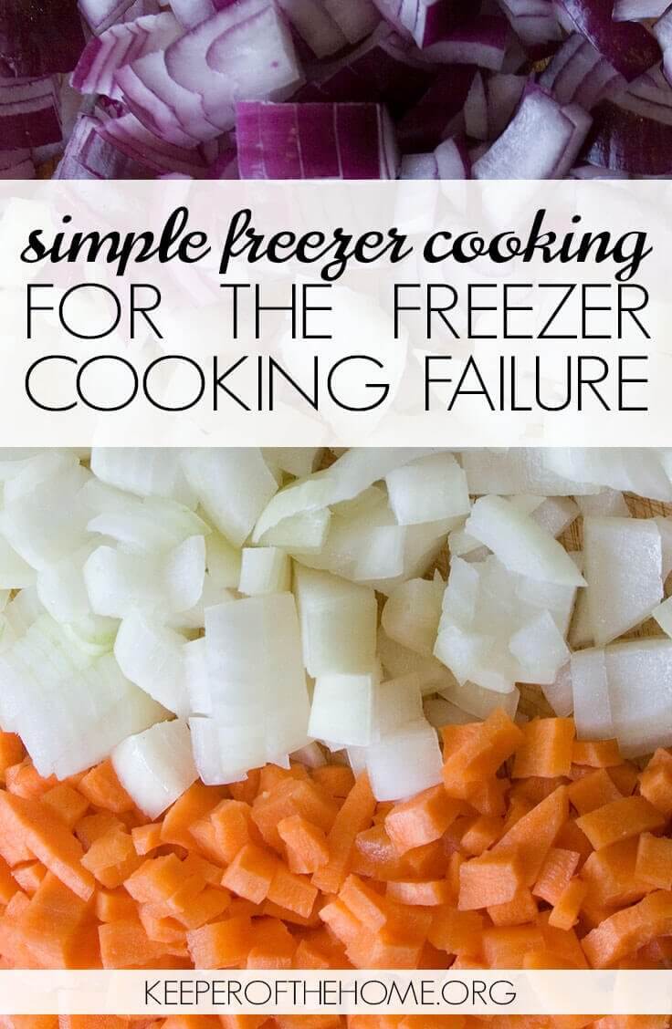 I’m going to come right out and say it – I’m a horrible freezer cooker. I did finally figure out a form of freezer cooking that still allows me to save time in the kitchen, money by buying in bulk, and my sanity with no more messes in the fridge! My simple freezer cooking method has greatly reduced my meal prep time by allowing me to get key elements of recipes done in advance without any stress.