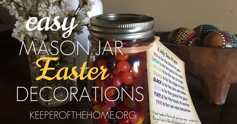 DIY Friday: Easy Mason Jar Easter Decorations
