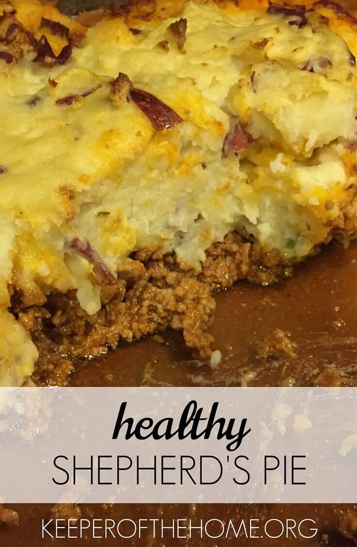 One way to bring history and traditions home is through food. I was surprised at how much my kiddos loved shepherd’s pie. I substituted beef for the lamb and made it a bit healthier, but they got the idea! Here is the recipe I use for my healthy shepherd’s pie recipe for a family of 8 or for the enjoyment of leftovers. Enjoy!