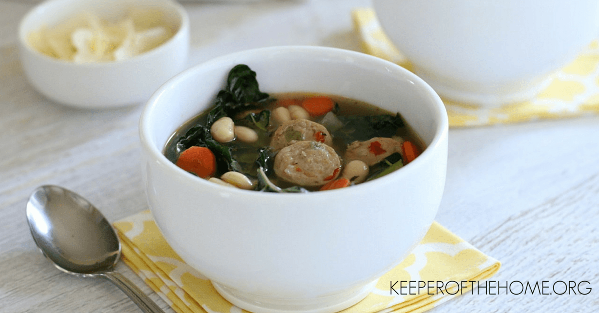 Italian Sausage and White Bean Soup 1