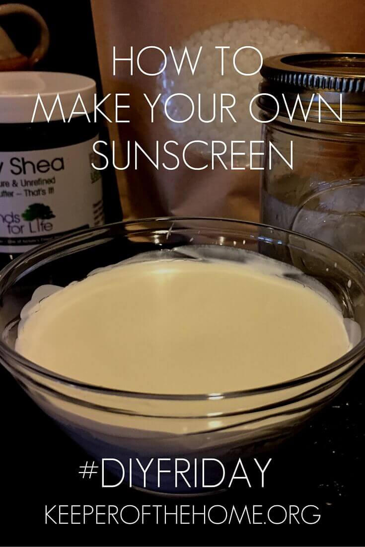 Here's how you can make your own sunscreen...and have it as a safe, healthy, all natural alternative to what's sold in stores.