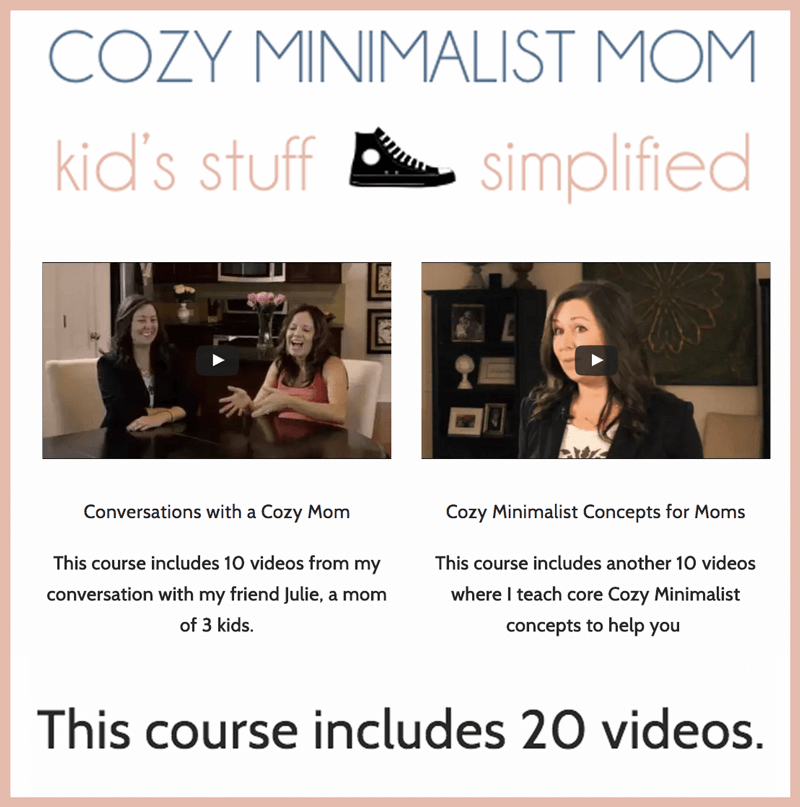 Cozy Minimalist Mom