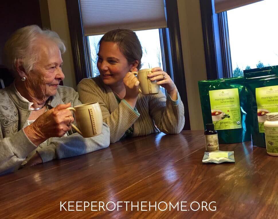 ann and grandma moringa tea