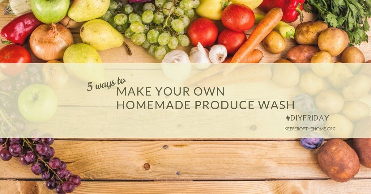 How To Make Your Own Produce Wash