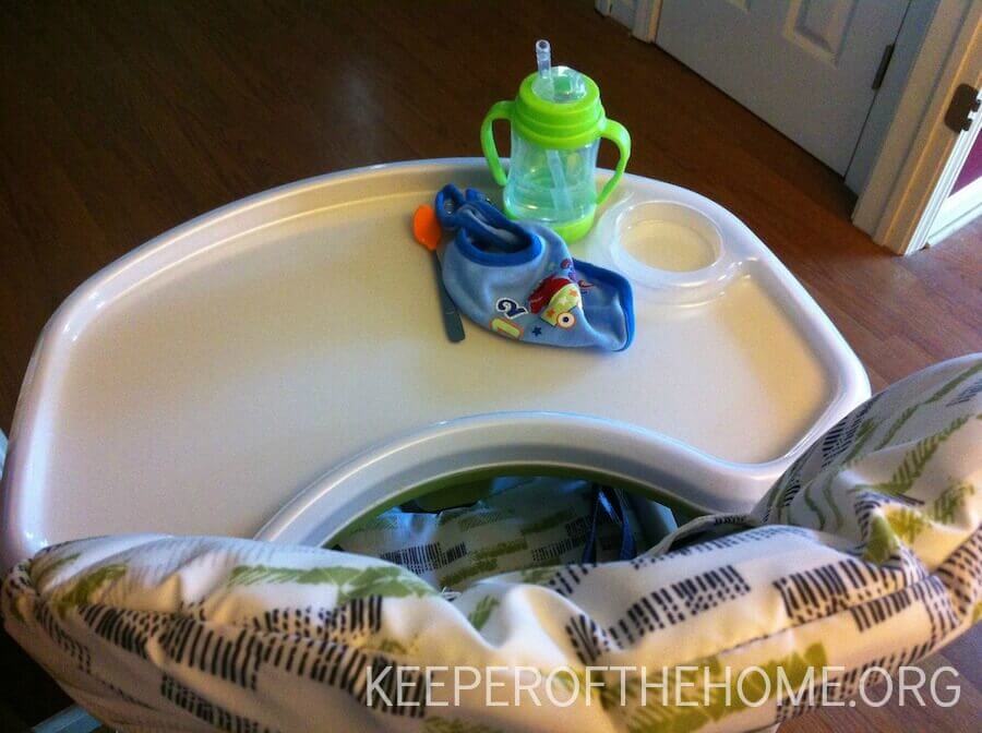 Homemaking Truths high chair KOTH