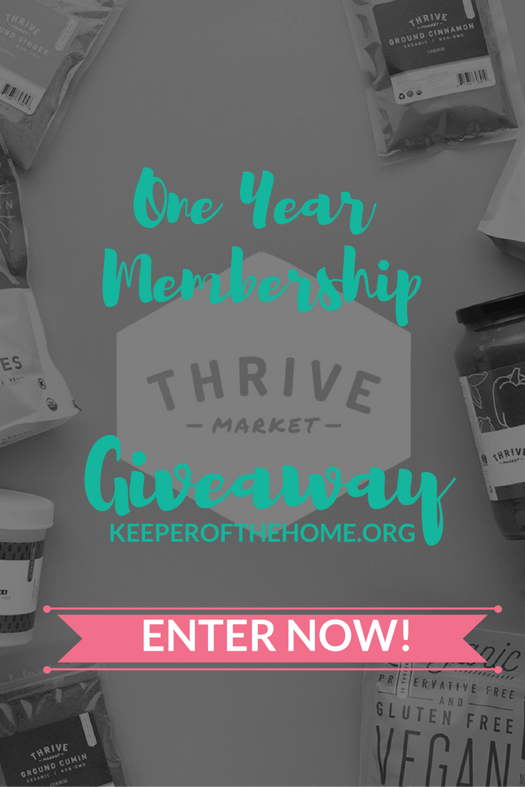 Do you love natural products? Want to win a membership to the best place to find them online? Then check it out at Keeper of the Home!