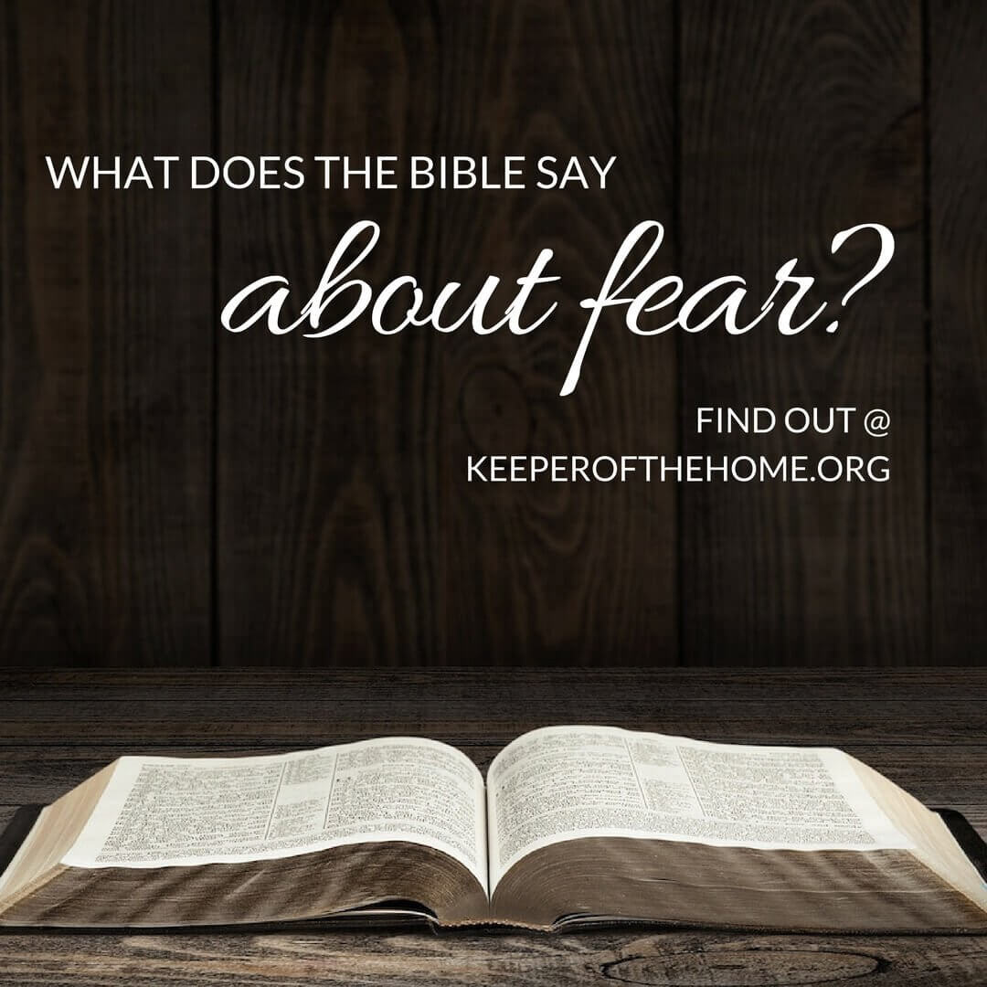 What Does the Bible Say about Fear? - Keeper of the Home