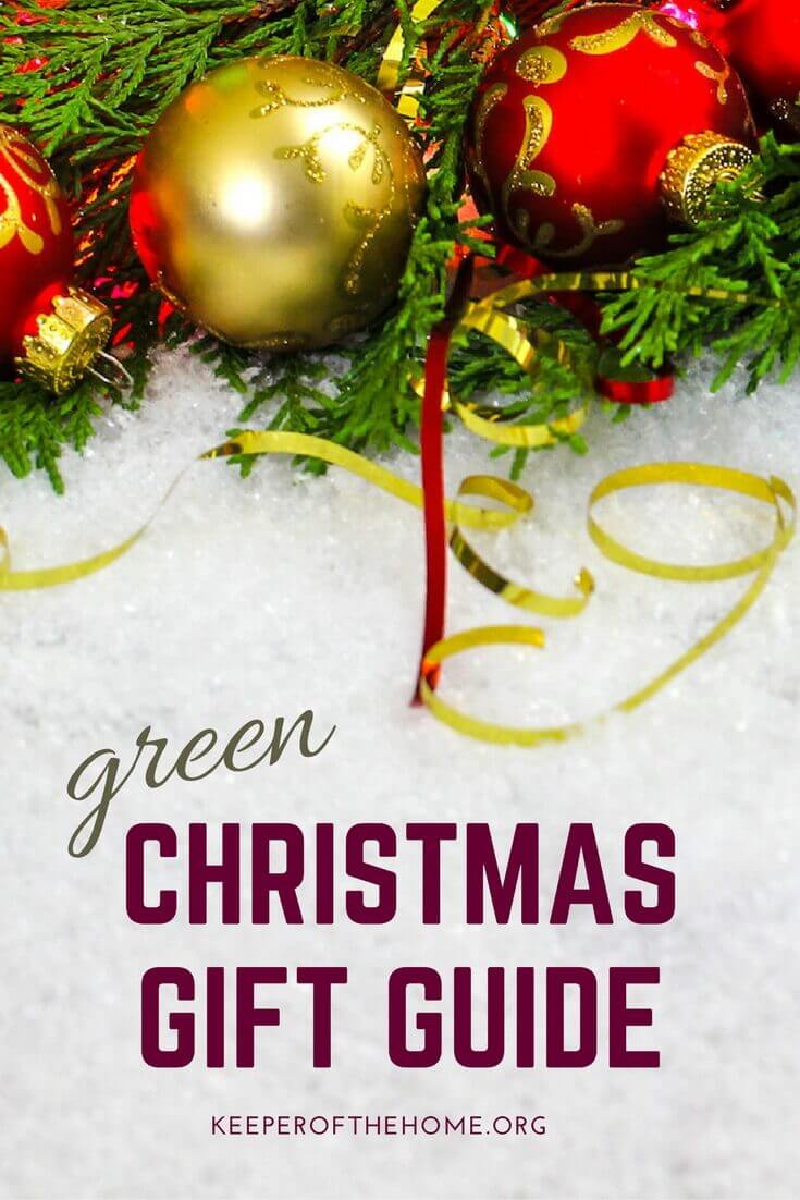 Looking for a way to share green Christmas gifts? These are some of the best gifts out there! Any of these goodies would make great gifts for the people in your life...or even for you! :)