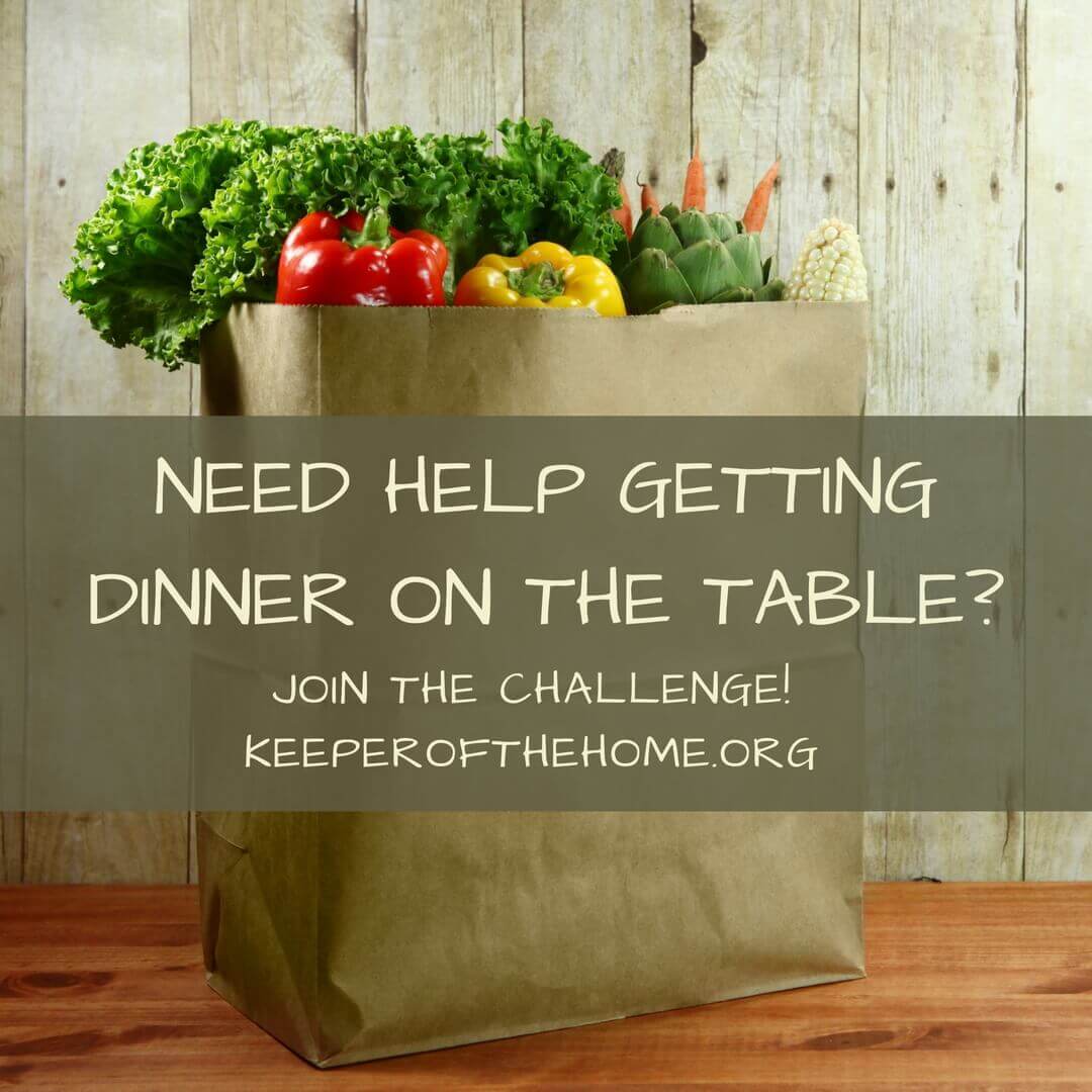 If, like me, you struggle with meal planning, be sure to check out the biggest help with meal planning I've been able to implement.