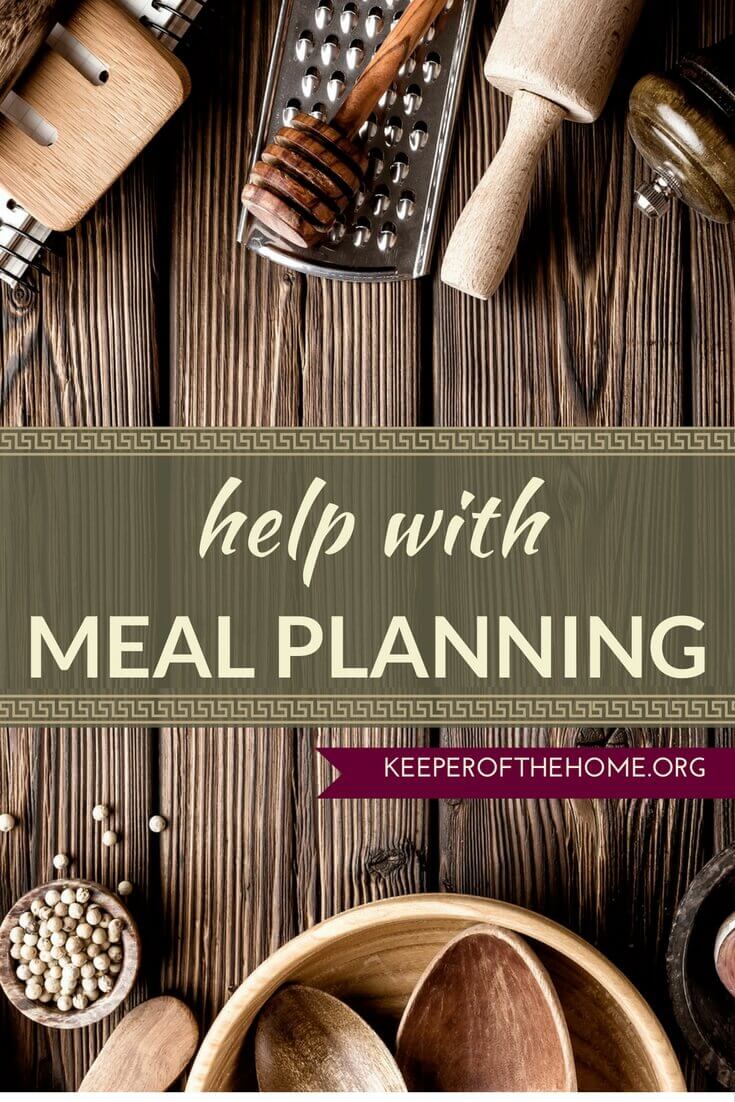If, like me, you struggle with meal planning, be sure to check out the biggest help with meal planning I've been able to implement.