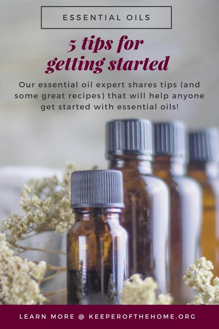 Need help getting started with essential oils? Just looking for some tips (and maybe a recipe or idea) to jumpstart? Here are 5 tips that will help you!
