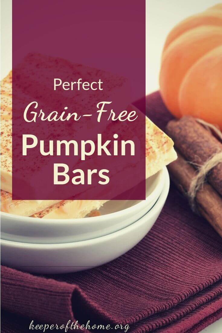 Grain-Free Pumpkin Bars