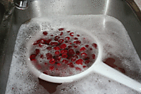 Berries-in-sink
