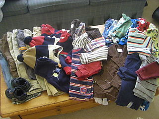 Garage sale kids clothes