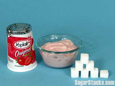 Yoplait sugar stacks