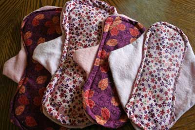 homemade menstrual pads