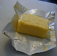 Butter in package