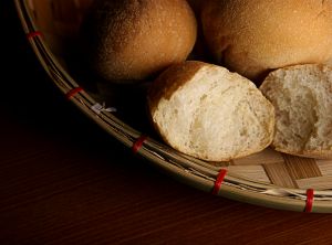 Buns in basket