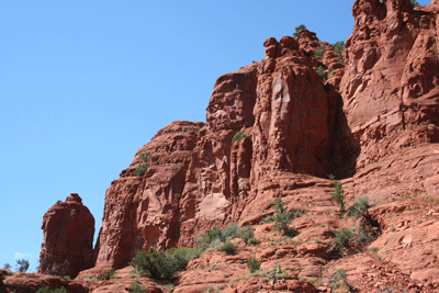 Sedona-red-rock-cliffs
