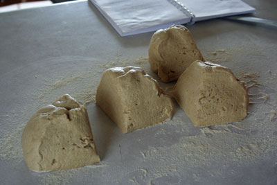 Tortilla-dough-in-chunks