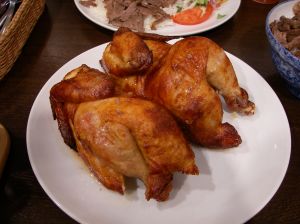 Roasted chicken