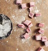 Pink Peppermint Homemade Mini Marshmallows